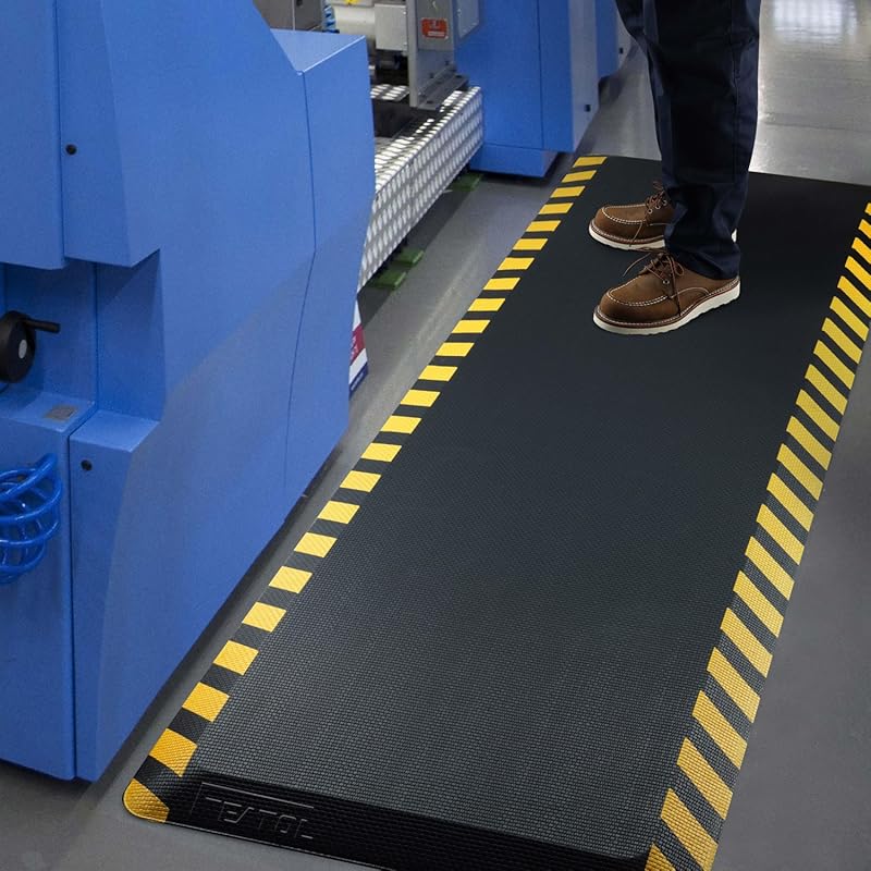 FEATOL Industrial Anti Fatigue Mat, Ergonomic Standing Floor Mat with 