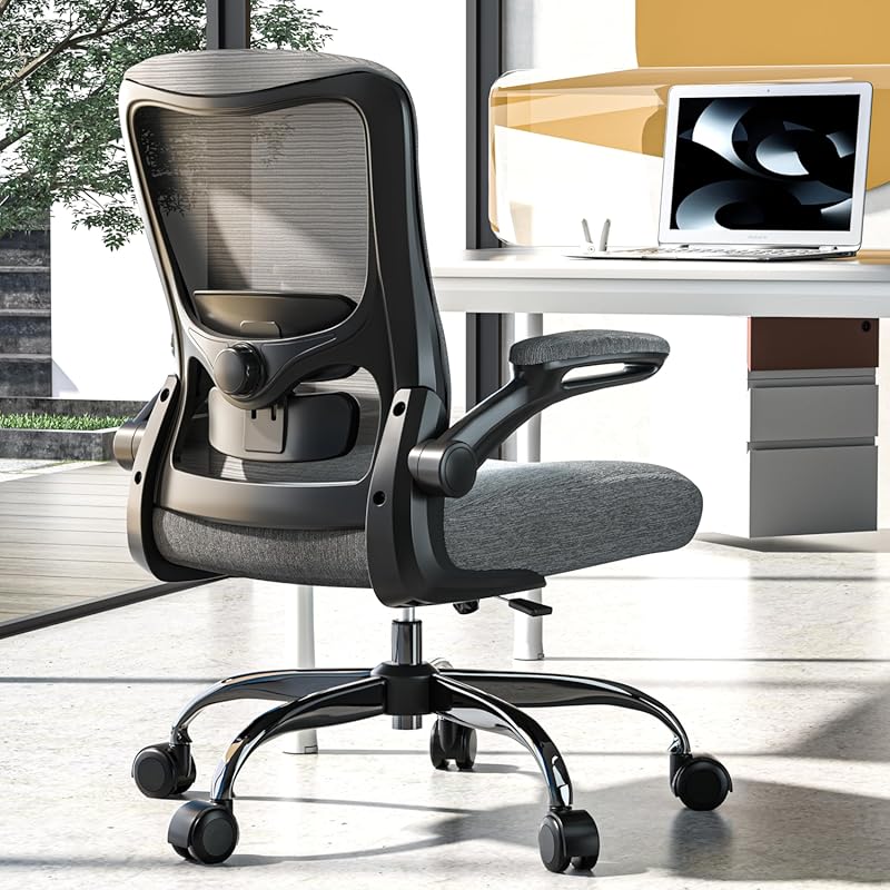 Ergonomic High Back Mesh Office Chair with Lumbar Support, 330LBS Capa